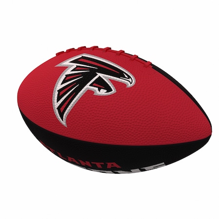 Logo Brands Atlanta Falcons Pinwheel Logo Junior-Size Rubber Football 602-93JR-2